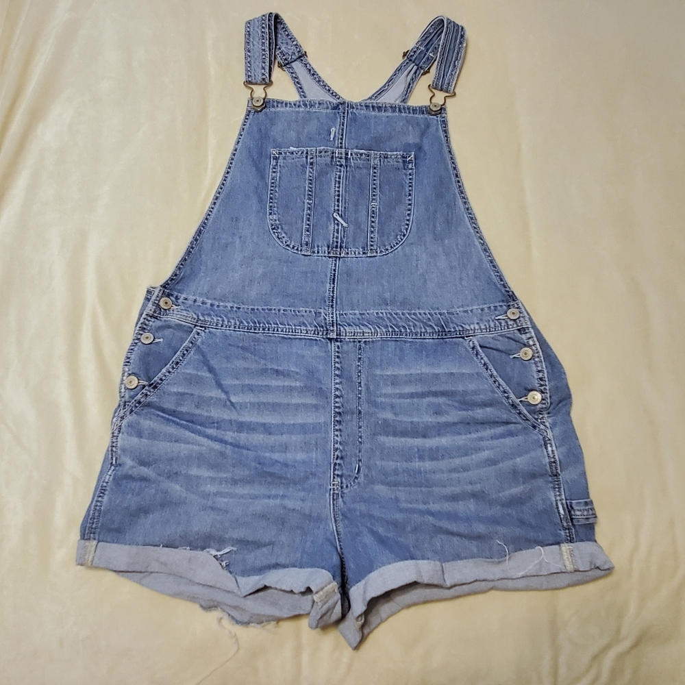 AMERICAN EAGLE Denim Shortalls (short overalls)